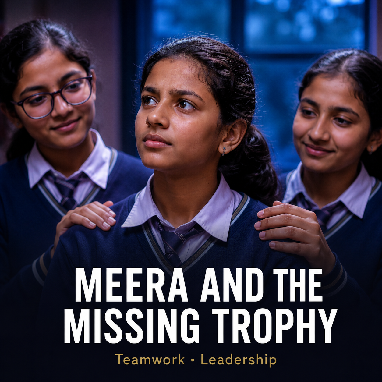 Meera and the Missing Trophy — AI SkillCast series on Teamwork · Leadership